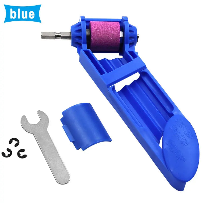 1set Corundum Grinding Wheel Drill Bit Sharpener Titanium Drill Portable Drill Bit Powered Tool Parts