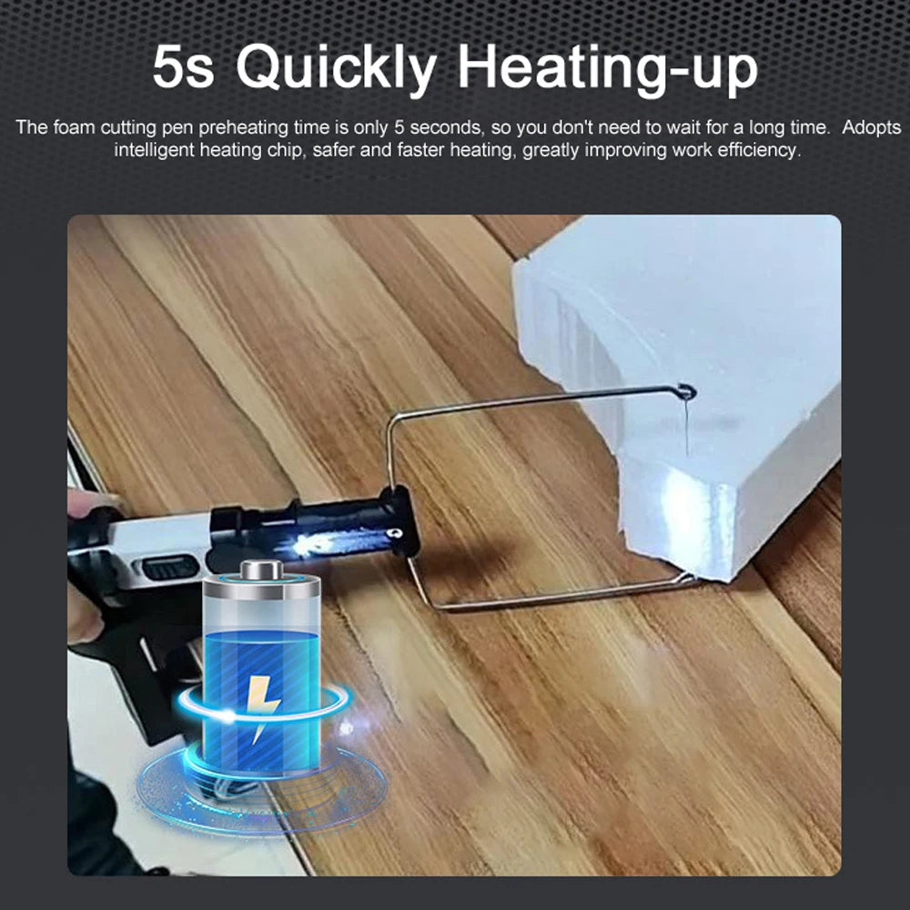 7 in 1 Cordless Hot Wire Foam Cutter Multipurpose Foam Crafts Portable Cutting Pen Electric KS EAGLE Cutter for Carving