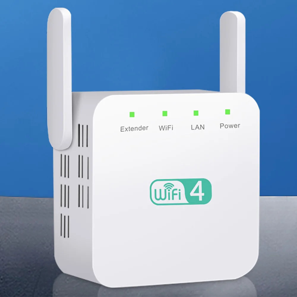 300Mbps WiFi Repeater Router 2.4G Access Point Ap Broadband Wireless Booster Long Range Amplifier Network Extender for Home