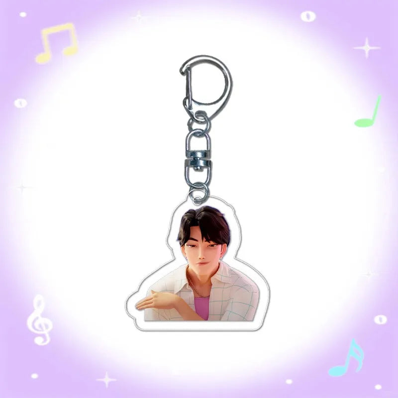 Kpop DemonHunt Collectible keychain fans merch goods  Backpack decorations wallet pendants gifts small gifts