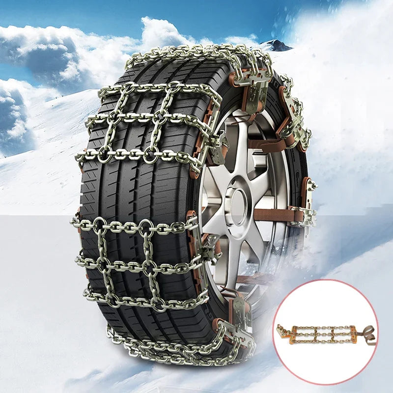 Anti-skid tires car ice breaking general snow chain off-road vehicle off-road vehicle truck MPV emergency escape car accessories