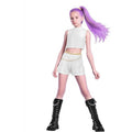 Movie kpop demon hunter Rumi Cosplay Costume for Girl Halloween Carnival Rumi jacket vest and shorts Three-piece Set Dress Up
