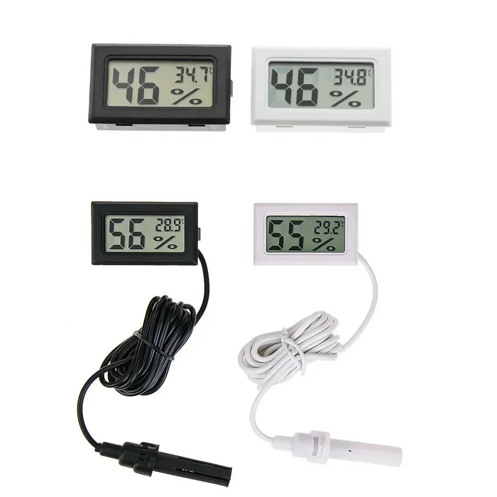 Thermometer Hygrometer Reptile Pet Incubation Breeding Turtle Gecko Hermit Crab Electronic Thermometer High Precision Parrot