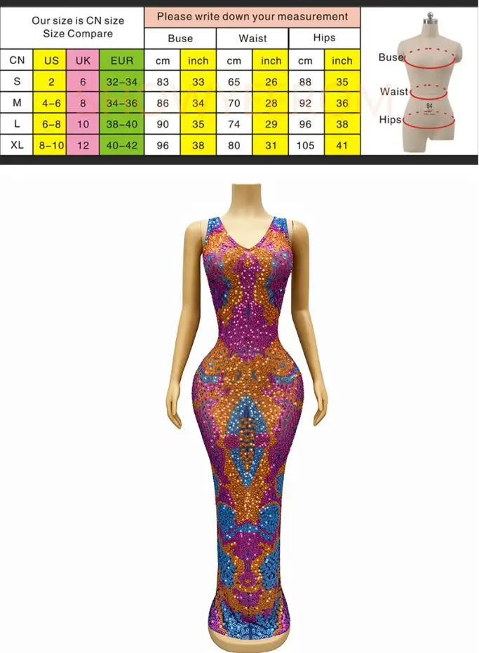 Diamond Party Photo Dress Workplace Company Annual Meeting Performance Talent Live Stream Nightclub Bar Dancing Holiday Vestidos