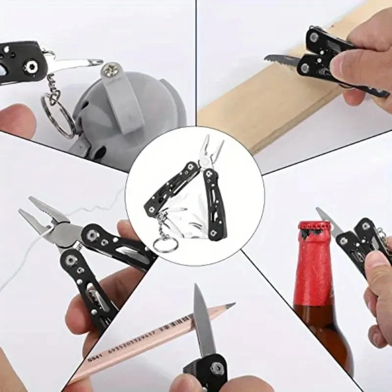 Outdoor Hunting Survival Rescue Tactical Multipurpose Repair Tool Folding Multi-tool Pocket Knife Pliers Mini Portable Fold