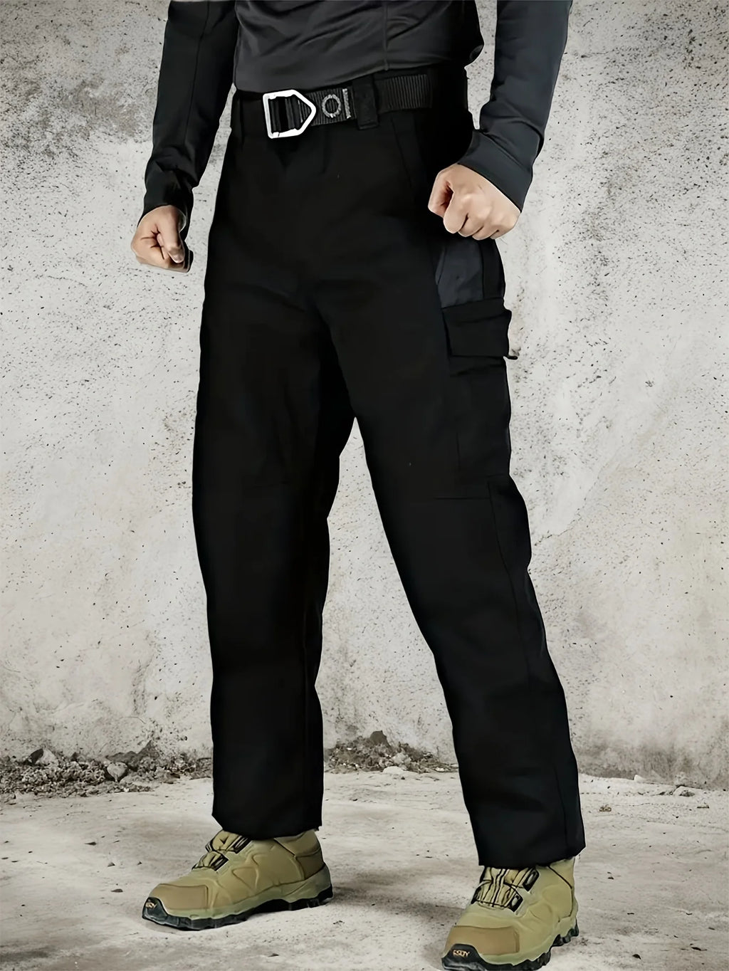 High Quality Men's Tactical Cargo Pants EU Plus Size Outdoor Casual Sports Pant Hiking Fishing Waterproof Multi-pocket Trousers