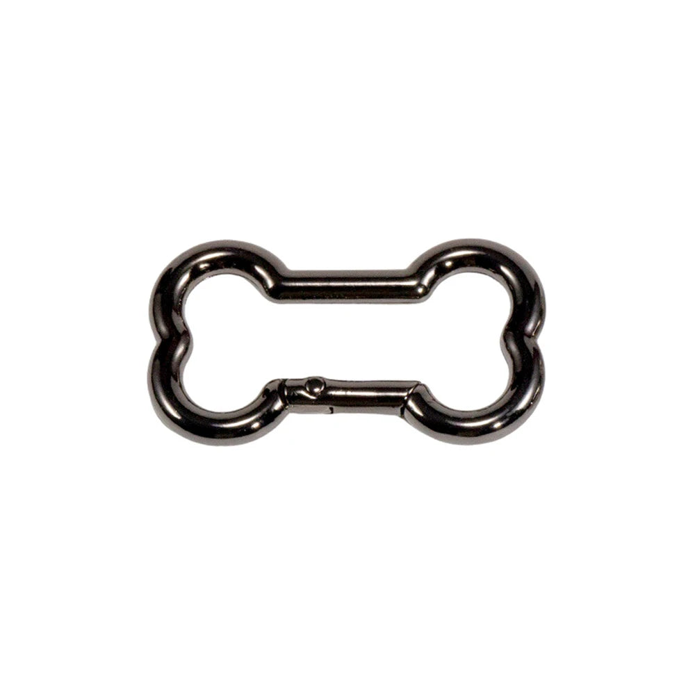 5 Pcs High Quality Zinc Alloy Spring Buckle Bone Shaped Metal Buckle DIY Keychain Hook Pendant Jewelry Accessories