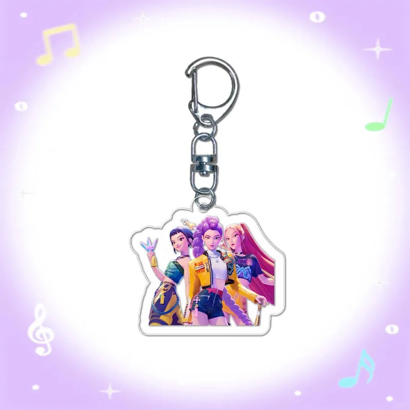 Kpop DemonHunt Collectible keychain fans merch goods  Backpack decorations wallet pendants gifts small gifts