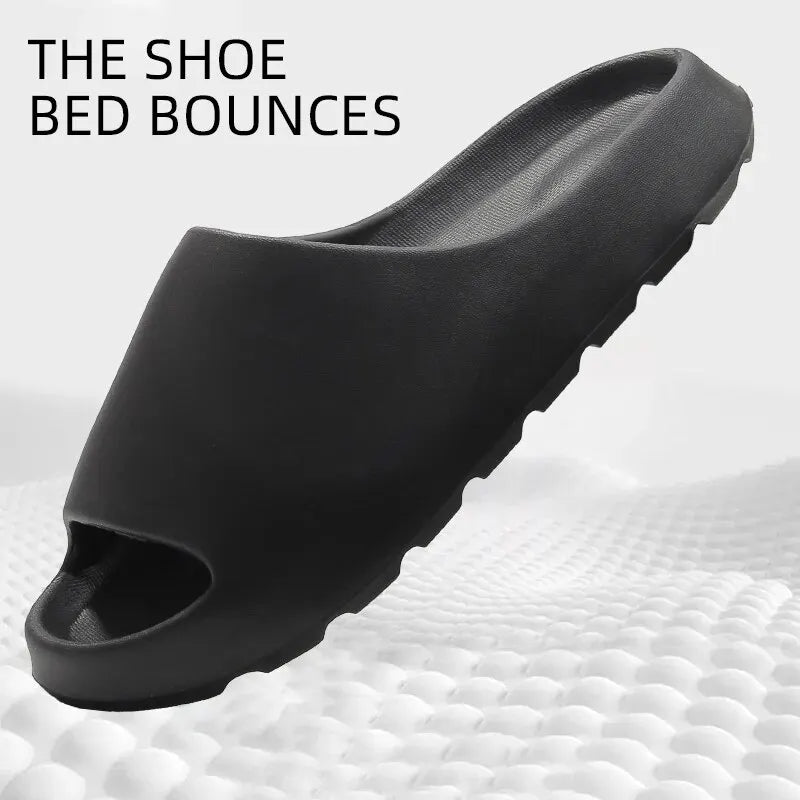 Coconut Slippers Feel like Stepping on Clouds Thick-soled Sandals Summer New Non-slip Wearing Sandals（Shoebox not included）