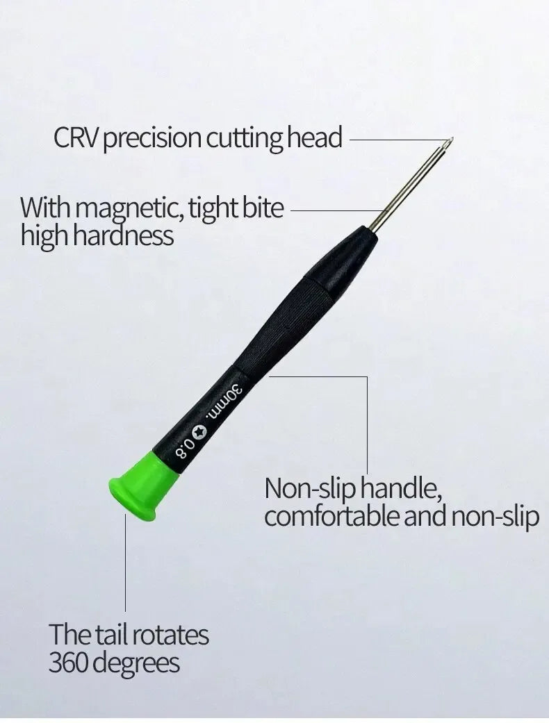 34/15 in 1 Precision Repair Screwdriver Tool Kit for Mobile Phone Laptop Tablet Computer Electronics Disassembly and Maintenance