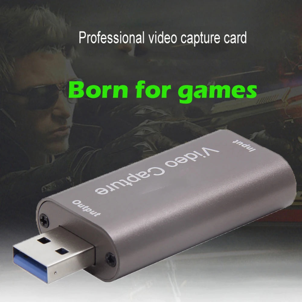 USB2.0 3.0 Video Capture Card 4K HDMI-compatible For Video Grabber Live Streaming Box Recording for PS4 XBOX Game HD Camera