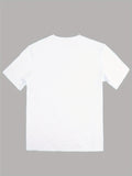[Funguy Mushroom Print Tee] Summer Lightweight Men's Funguy Mushroom Print T-Shirt - Casual Crew Neck Short Sleeve Top