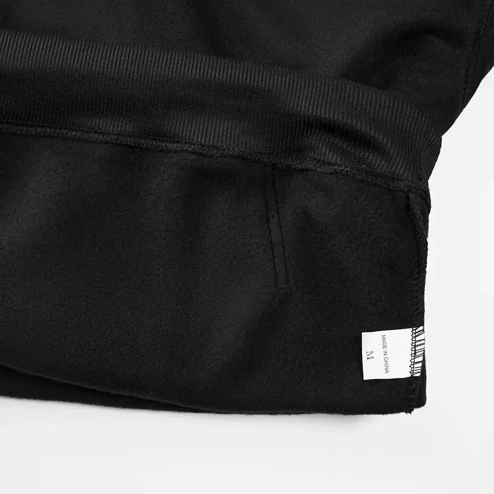 The 2025 new men's and women's fashion loose 330G heavy duty hooded sweatshirt is printed with simple and elegant totems