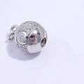 S925 Sterling Silver Pearl Necklace Buckle Head Round Ball Bracelet Buckle Connection Buckle Stick Buckle DIY Accessories SK111