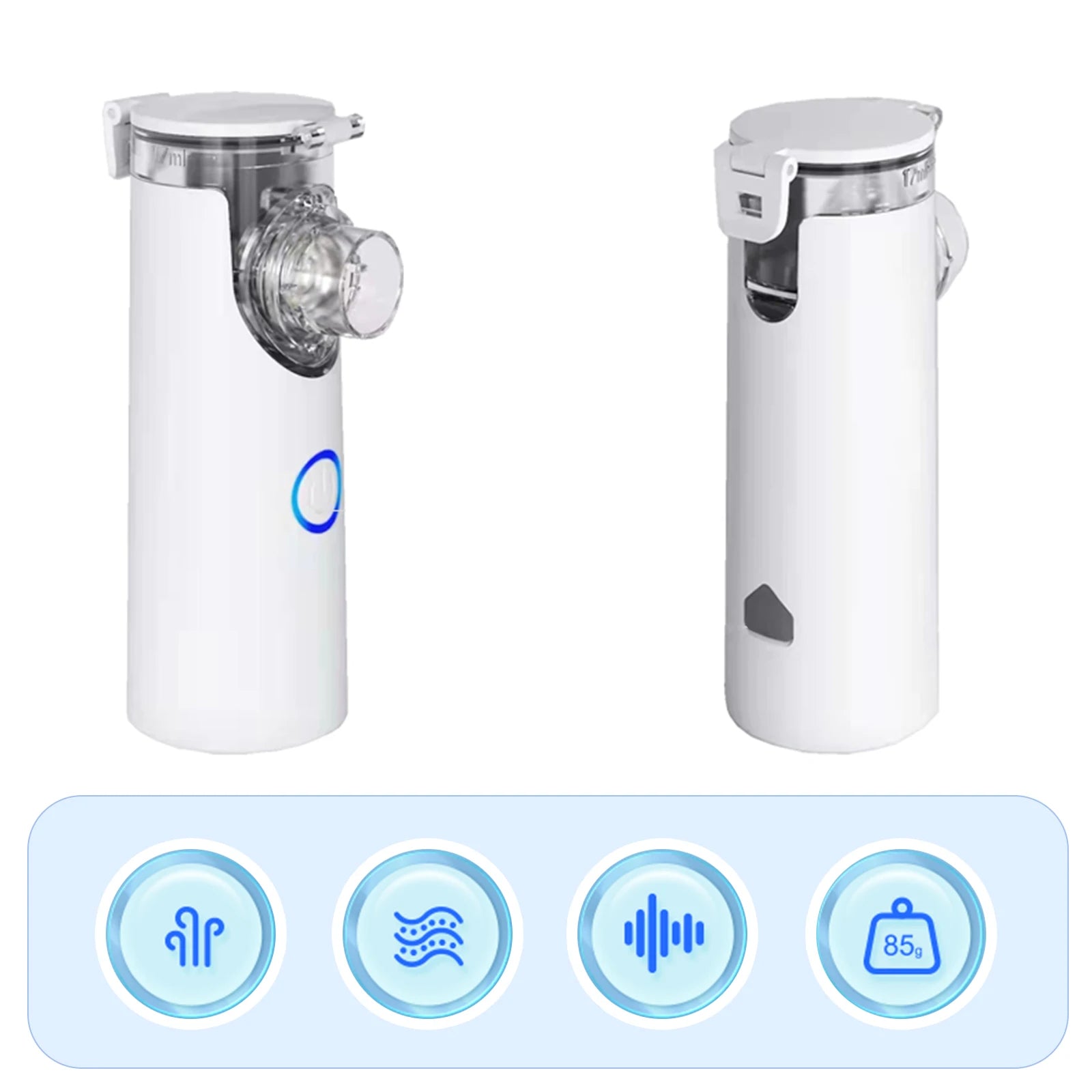 Revitalize Facial Steamer and Humidifier | 2-in-1 Nano Ion Mist for Skin Moisturizing and Air Moisturizing, with Water Tank