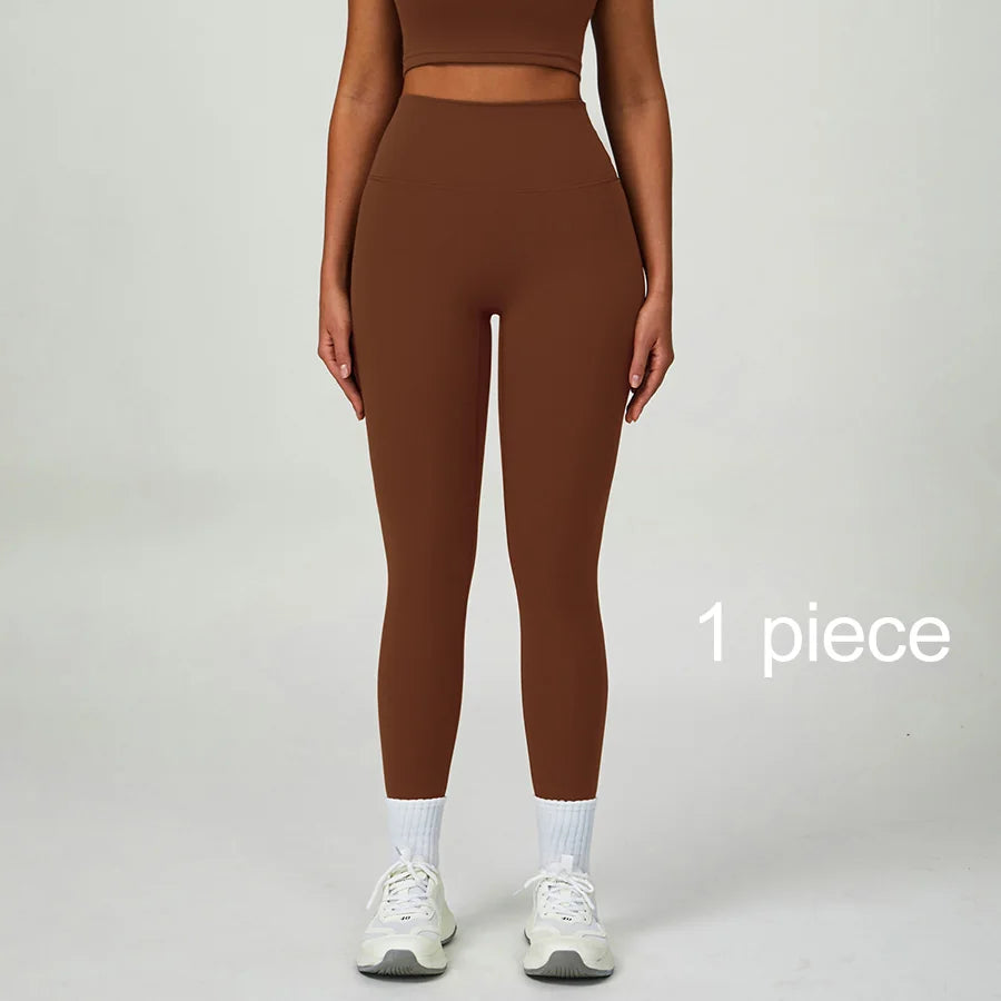 New Sportswear Seamless Yoga Set Gym Clothes Sportswear Long sleeved jacket Women Fitness Set Tracksuits Sports Bra Gym Leggings