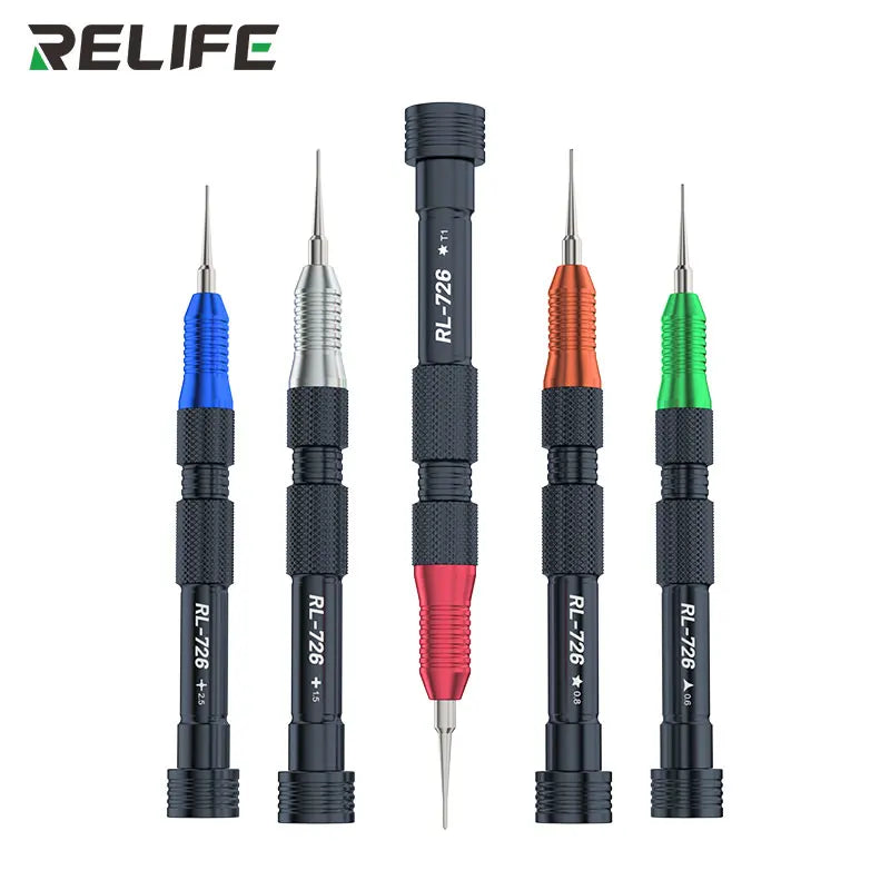 RELIFE RL-726 3D Precision Torque Screw Driver Anti Slip Teeth Screwdriver For iPhone Android phone Disassembly Repair Tools