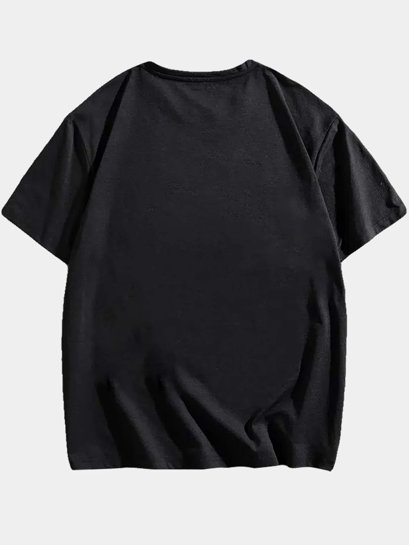 Men's Casual Bass Guitar Lines Matter Graphic T-Shirt - Polyester, Round Neck, Short Sleeve, Machine Washable - Stylish Summer