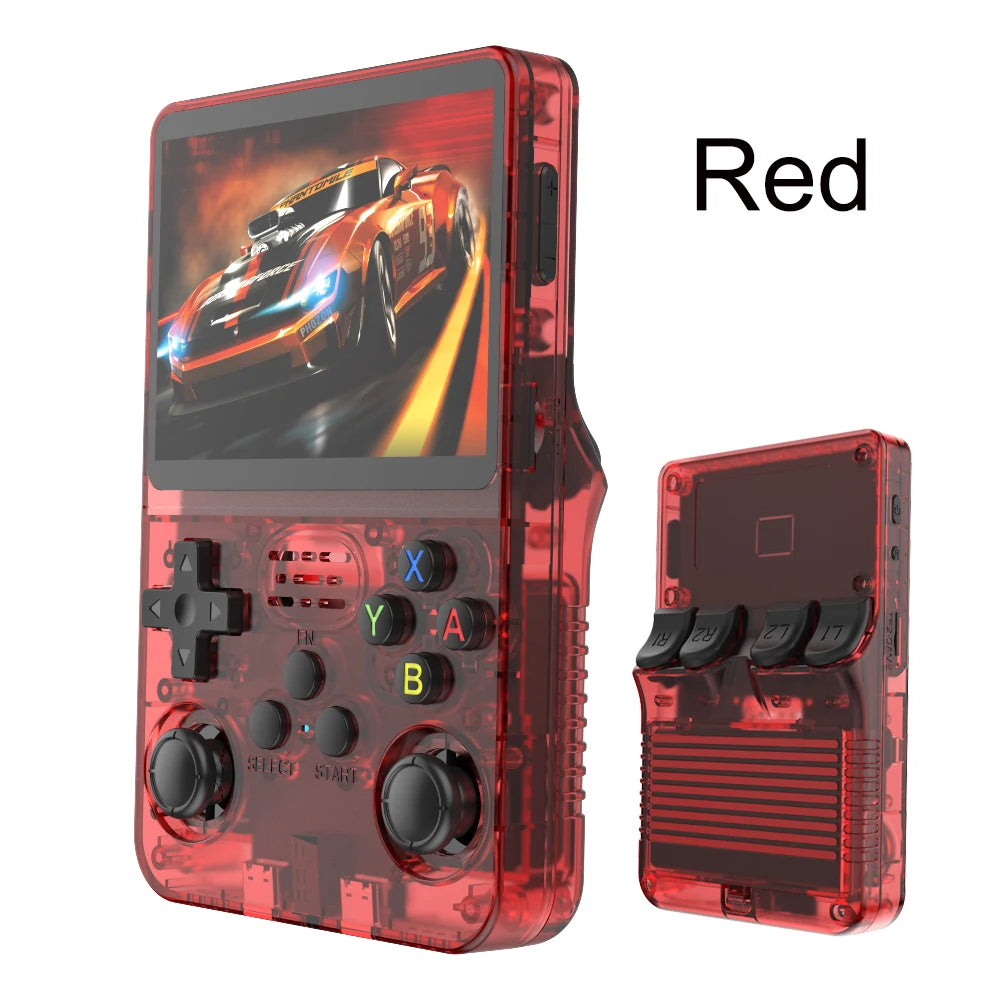 R36S Retro Handheld Video Game Console 3.5 Inch IPS Screen Storage 20000 Game Library Arkos Linux System Portable Pocket Player