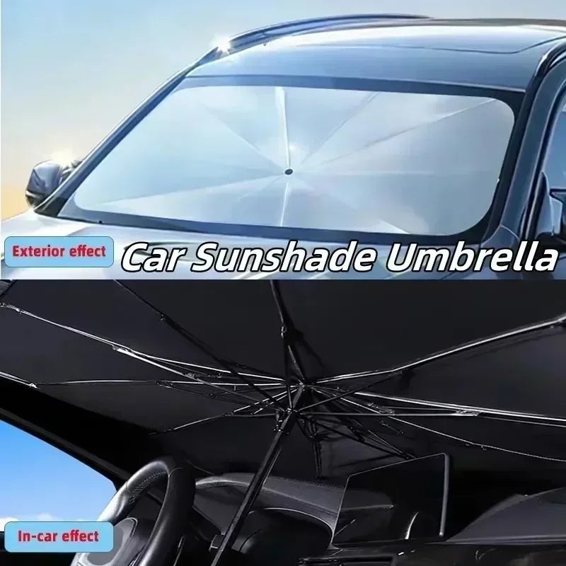 Car parasol Car parasol Retractable parasol Insulated front windshield parasol UV insulated parasol