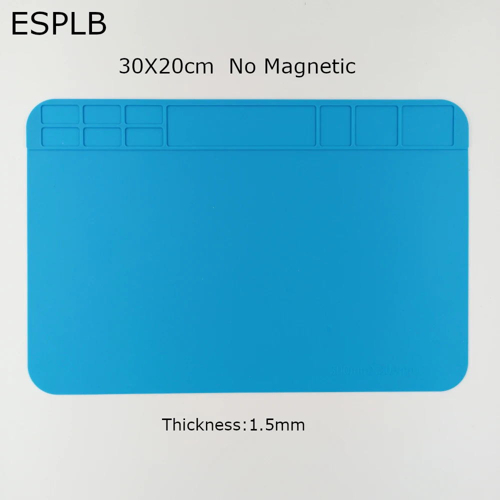 Repair Pad Insulation Heat-Resistant Soldering Station Silicon Soldering Mat Work Pad Desk Platform for BGA Soldering Station