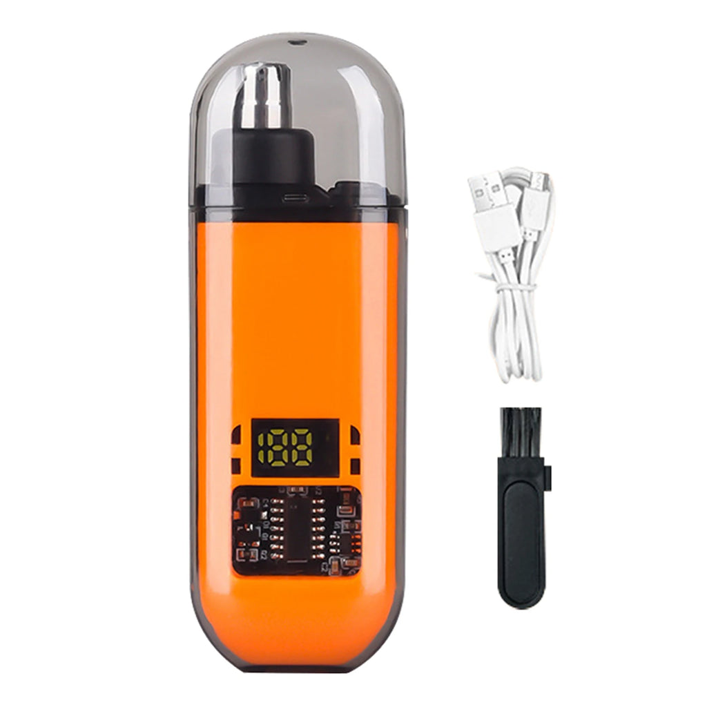 USB Rechargeable Nose Ear Hair Trimmer for Men Waterproof Painless Electric Personal Groomer Portable Hair Cutter