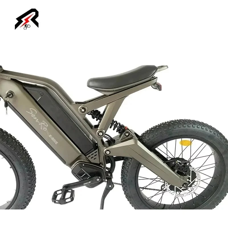 DUAL ELECTRIC DUAL DRIVE 1000W*2 Foldable Ebike Moutain Fat Tire 24inch Full Suspension Mountainbike Electric Bike