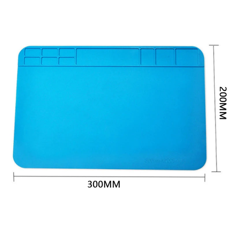 ESD Heat Insulation Soldering Mat Computer Phone Repair Tool Kit Working Silicone Repair Pad Heatresistant Maintenance Platform