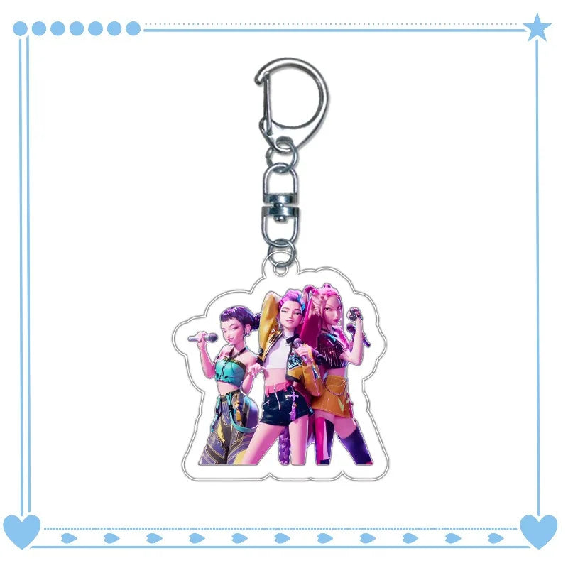 Kpop DemonHunt Collectible keychain fans merch goods  Backpack decorations wallet pendants gifts small gifts