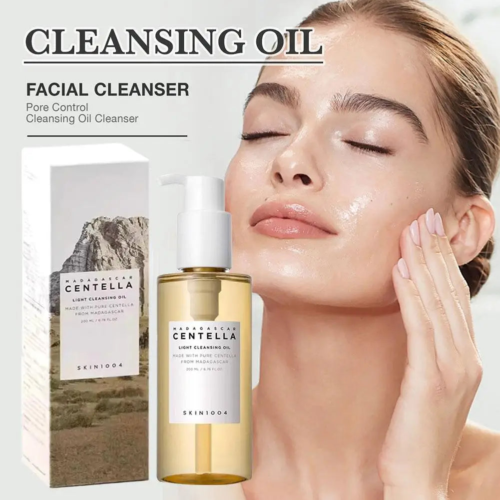 200ml Centella Snowwort deep cleansing Makeup remover oil pore tightening blackhead removal refreshing non-greasy makeup