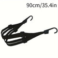 1Pc Motorcycle Elastic Suitcase with Safety Hook-Versatile Helmet Mesh Gear Transport Durable and Sleek for Daily Travel