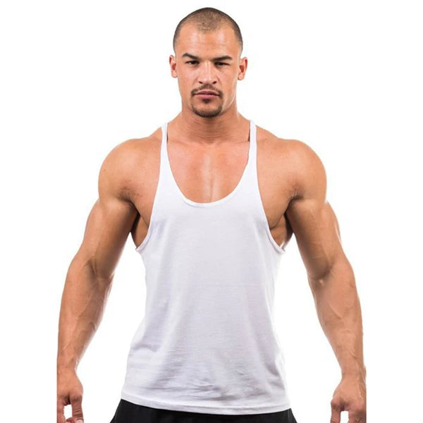 Bodybuilding Tank Top Men's Bodybuilding Clothes Fitness Sleeveless Top For Bodybuilding Male Undershirt Clothing Gym