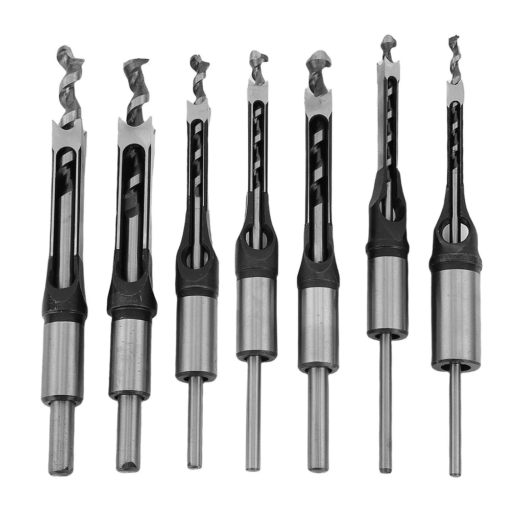 Hole Saw Bits Clean and Accurate 1/4 5/16 3/8 7/16 1/2 9/16 5/8 Inch  Hole Mortising Bit Set for Furniture Making