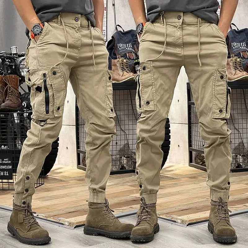 Cargo Pants For Men Motorcycle Biker Loose Trousers Man Slim Hiking Trekking Outdoor Long Cheap Luxury Oversize Designer Emo
