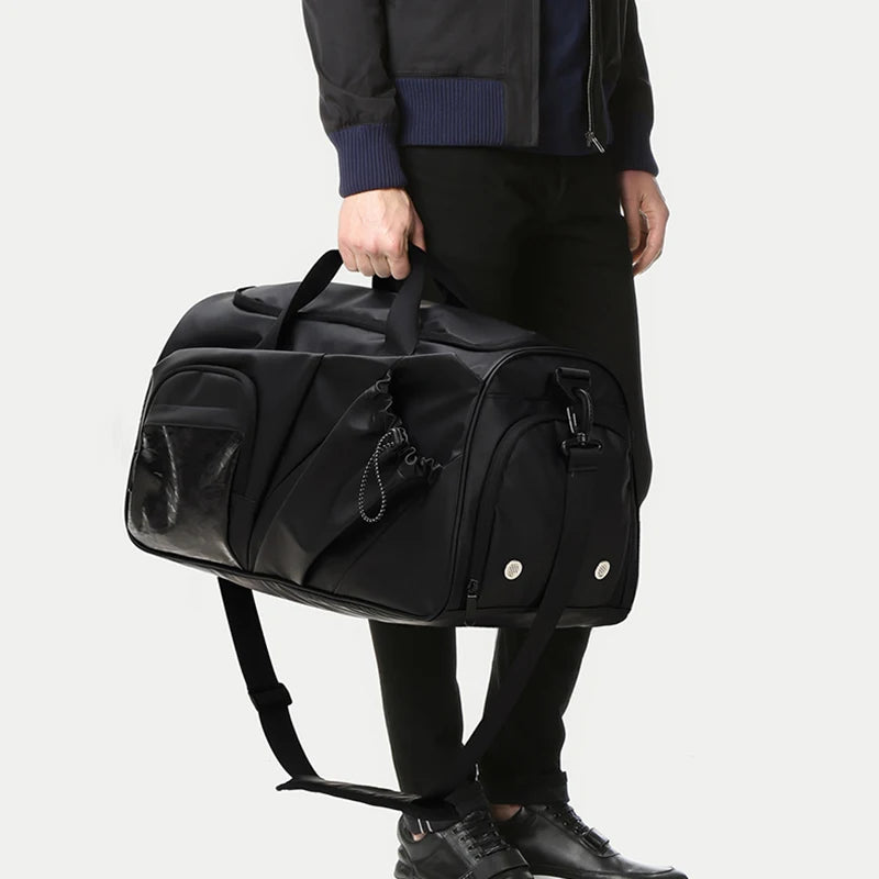 Men's Sports Duffel Bag Yoga Gym Fitness Bags with Shoes Pack Travel Swimming Handbag Outdoor Hiking Camping Basketball Satchel