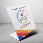 NFC 215 Programmable Google Review Acrylic Stickers Card NFC Station Table 13.56Mhz Waterproof NFC Stand Google Review Card