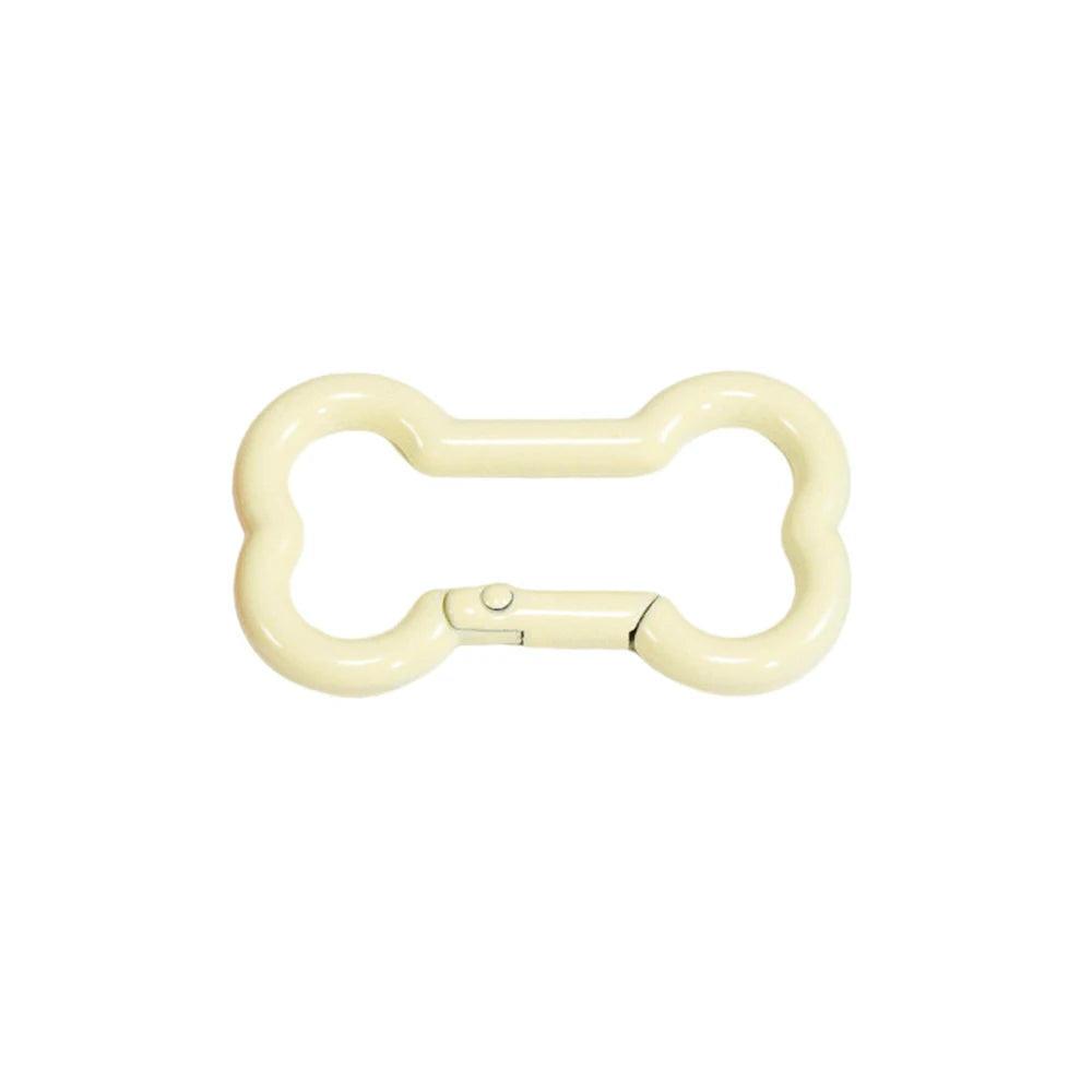 5 Pcs High Quality Zinc Alloy Spring Buckle Bone Shaped Metal Buckle DIY Keychain Hook Pendant Jewelry Accessories