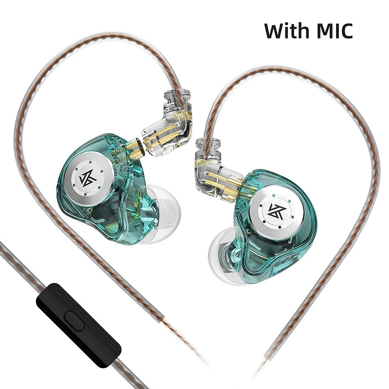 KZ EDX PRO 1DD Dynamic Drive Earphone HIFI Bass Music Earbud Sport Noise Cancelling Headset KZ EDXPRO ZSTX ZSN PRO ZAS ES4 SKS