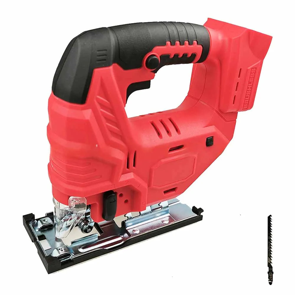 2025 340W Brushless Jigsaw 18V Without Battery with Saw Blade Cordless Barrel Handle Portable Carpenter Power Tool For Makita