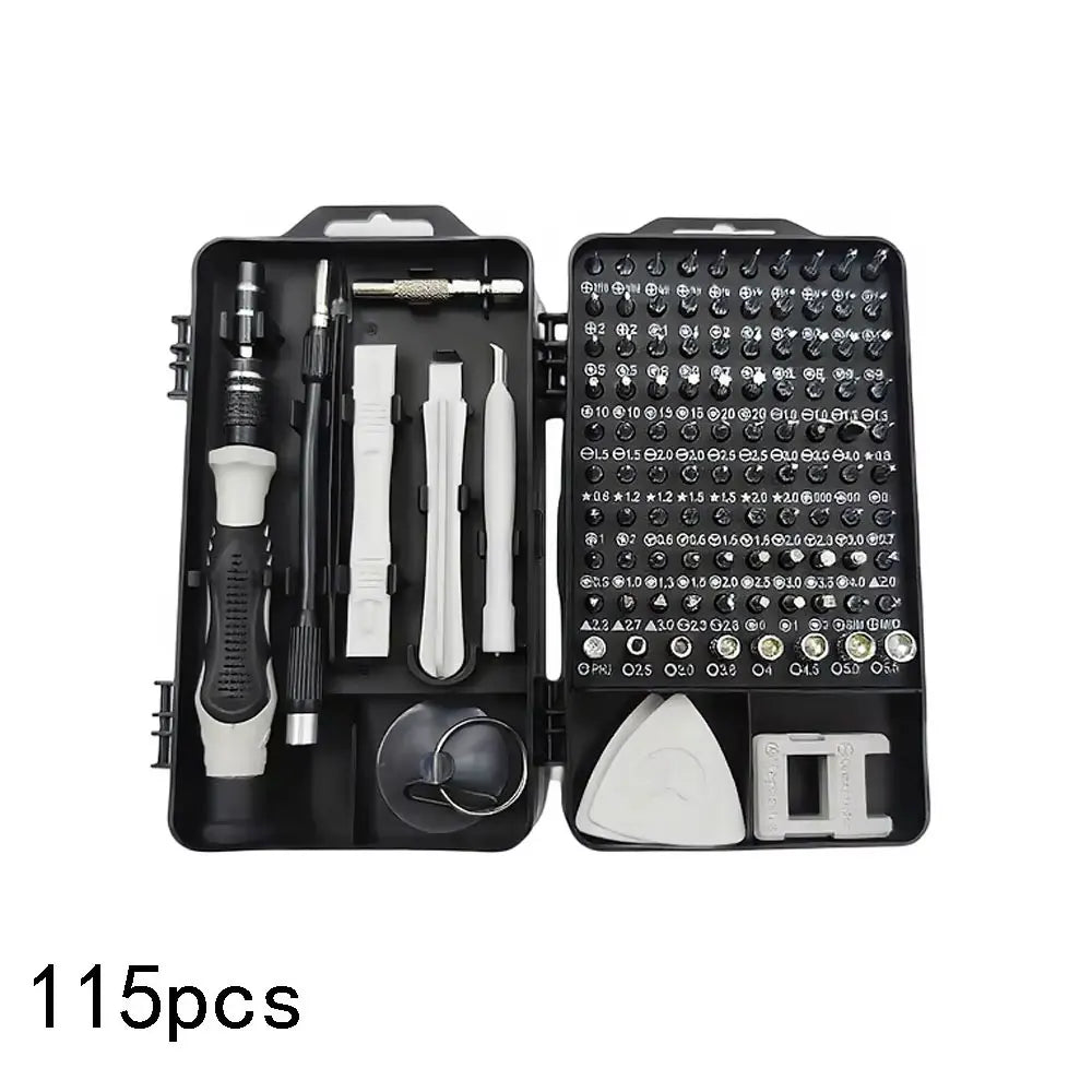 115 in 1 Multifunctional Screwdriver Set for Computer Phone PC Repair Insulation Household Tools Electronics Maintenance