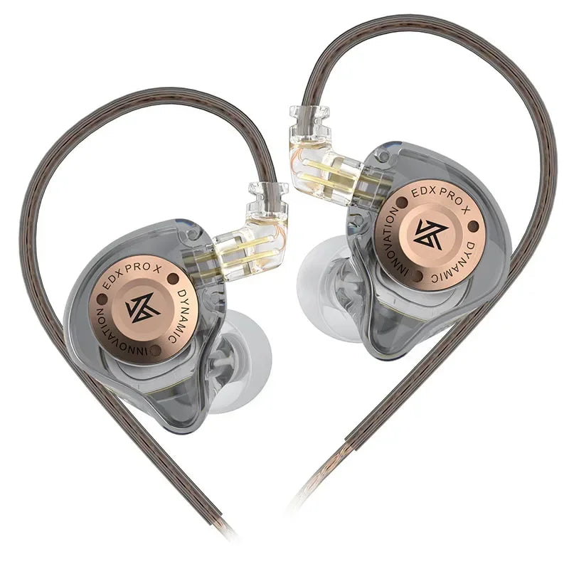 KZ EDX PRO X Dynamic Drive Earphone HIFI Bass Earbud Sport Music Cancelling Headsets 2PIN Cable KZ ZSTX ZSN PRO X EDC EDA ZVX