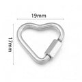 2pcs Stainless Steel Connectors Buckle Geometry For Clasps Hooks Connectors Necklace Bracelet DIY Jewelry Findings Accessories