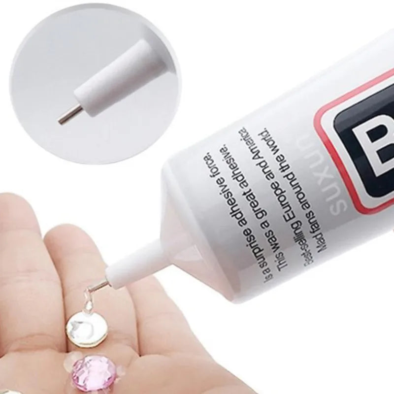 B7000 3/15/50mlStrength Glue Multipurpose Industrial Adhesive For Jewellery Crafts DIY Glue Crystal Display Jewelry Rhinestone