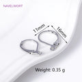 Fashion French Earring Lever-Back Earwires 18K Gold Plated Earring Hooks With Closed Ring For DIY Earring Making Accessories