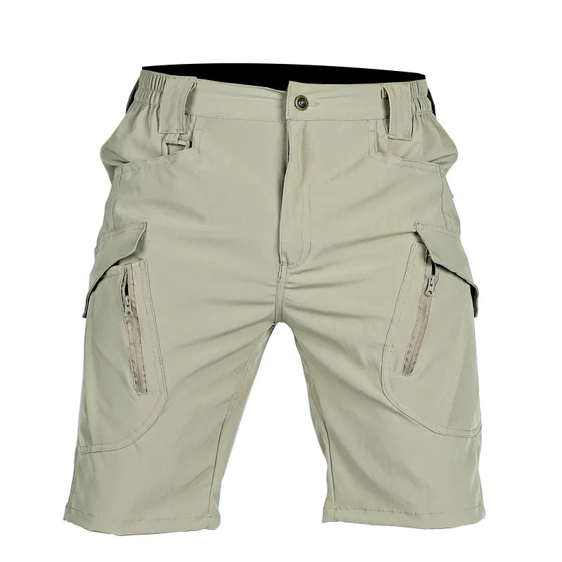 New 2 Piece Men's Outdoor Quick Dry Shorts , Breathable, High Capacity with Multiple Pockets for Hiking, Fishing and Casual Wear