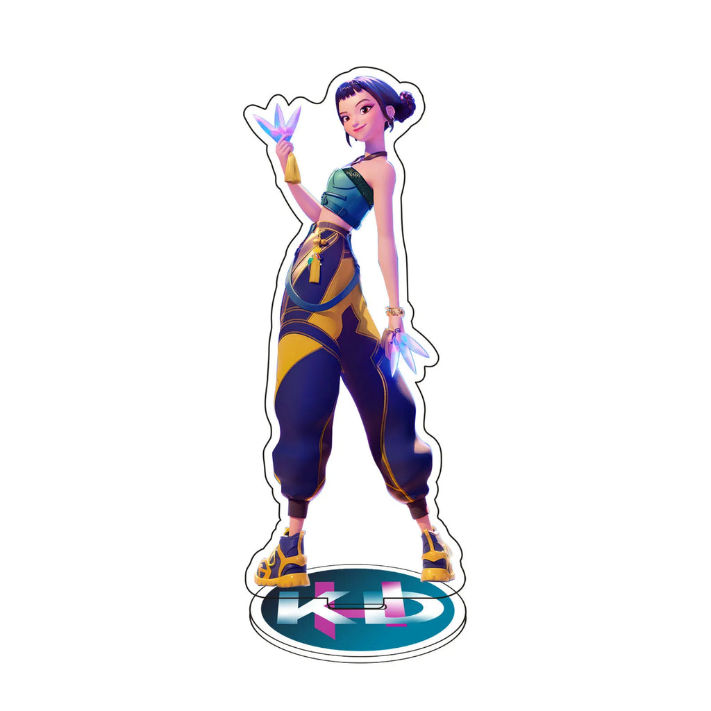 3PCS KPop Demon Hunters Superstar Rumi Mira Zoe Acrylic Standing Plates Decoration Ornament For K-pop Fans Birthday Party Gift