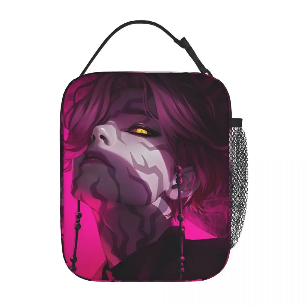 KPop Demon Hunters Anime Lunch Bag Picnic Lunch Box For Women Casual Graphic Thermal Lunch Bags Oxford Portable Cooler Bag