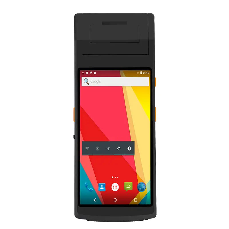 TS-501 5.5 Inch Inventory Supports Android 7.0 Receipt Barcode Fingerprint Handheld 58mm Waterproof Thermal Printer