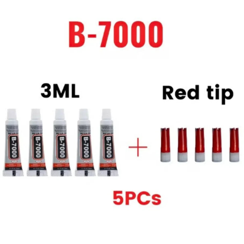 B-7000 3ML Clear Contact Phone Repair Adhesive B7000 Glass Plastic Universal DIY Glue 5/10/20/50 Pieces B7000 Glue