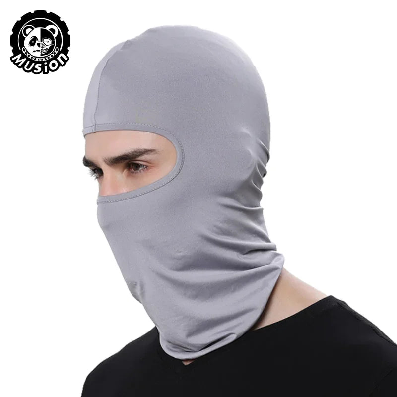 Motorcycle Balaclava Sun Protection Full Face Mask Breathable Mesh Airsoft Mask Balaclava Bicycle Cycling Head Cover Unde